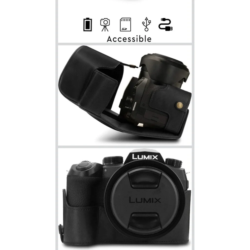 Megagear MG1678 Ever Ready Leather Camera Case -New